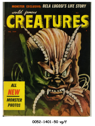 World Famous Creatures #3 © February 1959 Madsyn Publications